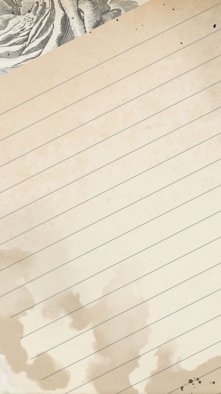 Liniertes Papier, Vintage, Scrapbook, Beige, HD, Sperrbildschirm fürs iPhone