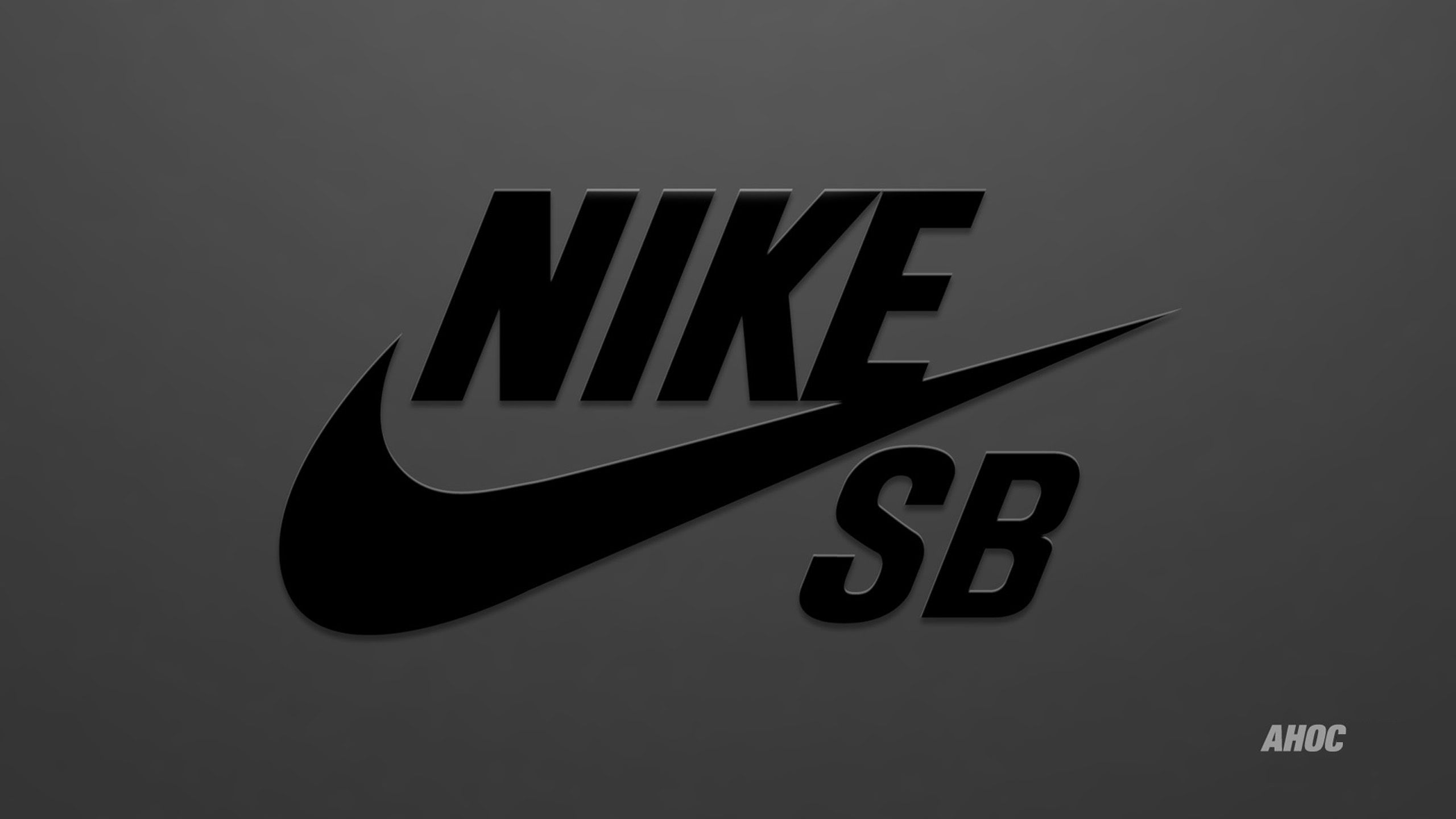 Nike SB, Nike-Logo, Grauer Hintergrund, Skateboarding, 2K Wallpaper