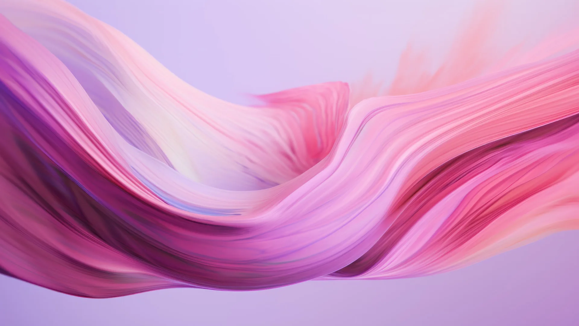 Abstrakt, Wellen, Rosa, Seide, 16:9, Full-HD-Hintergrundbild für den Desktop