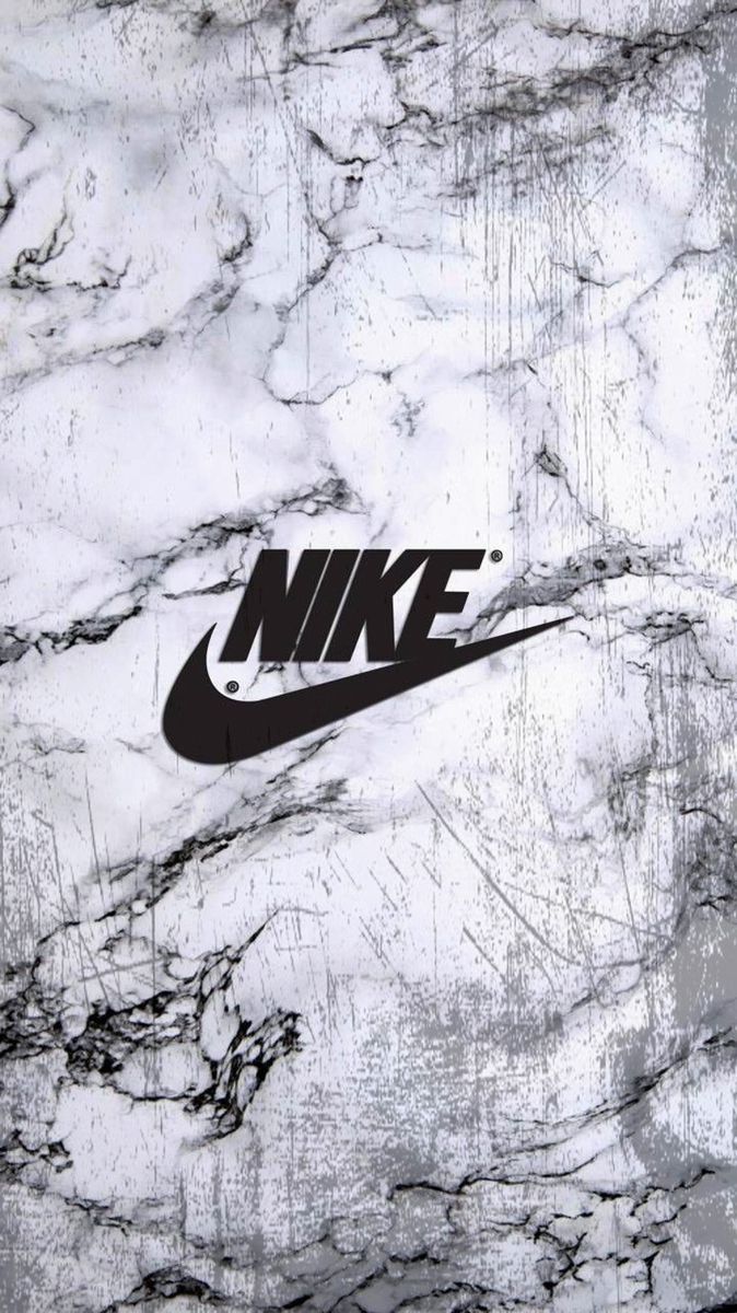 Nike-Logo, Marmor, Grau, Weiß, Hintergrundbild für iPhone und Android