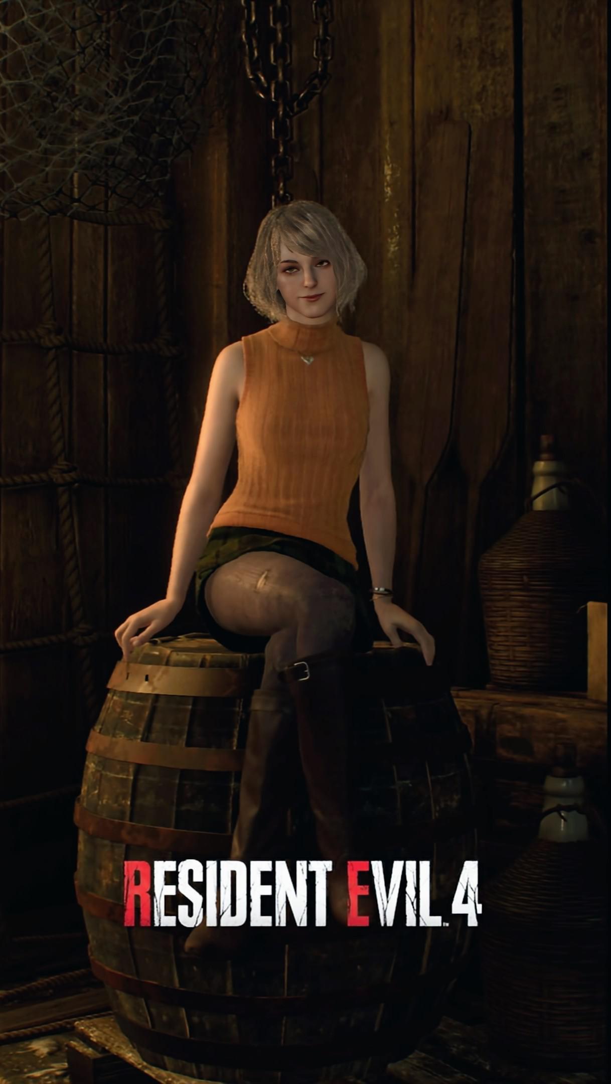 Ashley Graham, Resident Evil 4, Fass, Dunkel, Full HD, Hintergrundbild fürs Handy