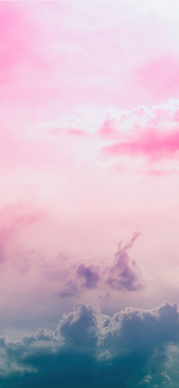 Rosa Wolken, Himmel, Pastell, Verträumt, HD, Sperrbildschirm fürs iPhone