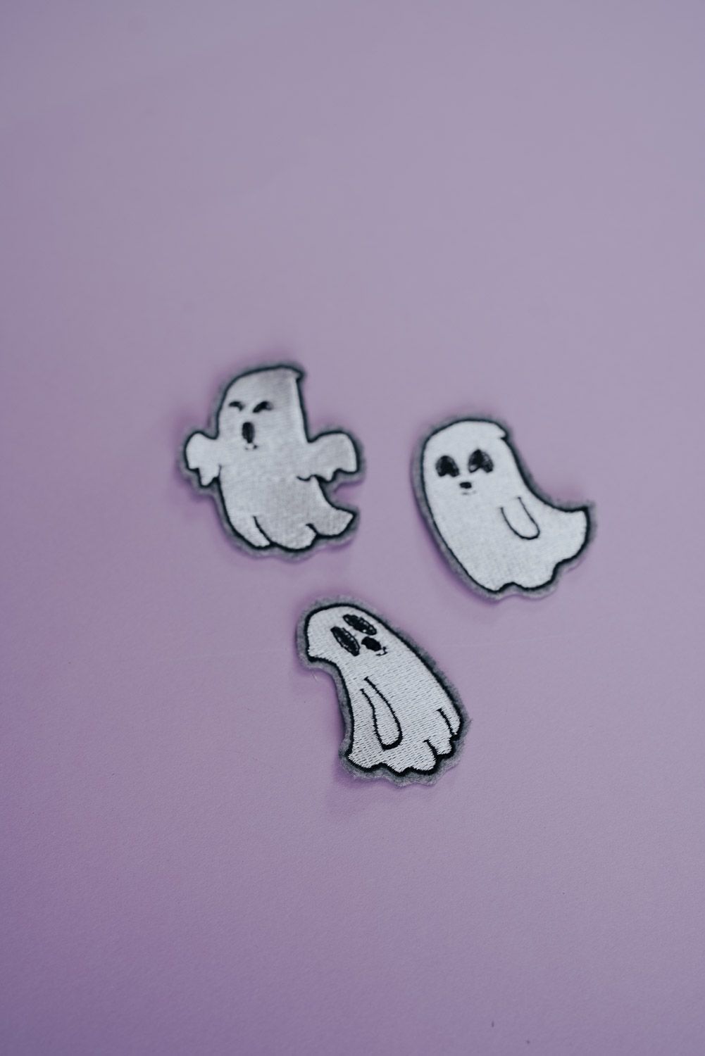 Geister, Sticker, Lila, Niedlich, Halloween, HD, iPad-Hintergrundbild