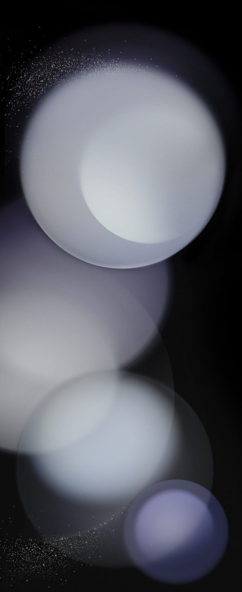 Bokeh, Kreise, Grau, Abstrakt, HD, Hintergrundbild fürs Handy
