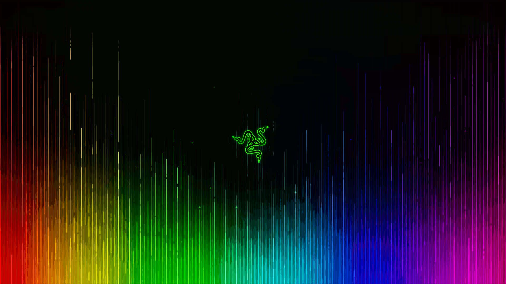 Razer, Equalizer, Regenbogenbalken, Dunkel, Full HD 1080p, Desktop-Hintergrundbild