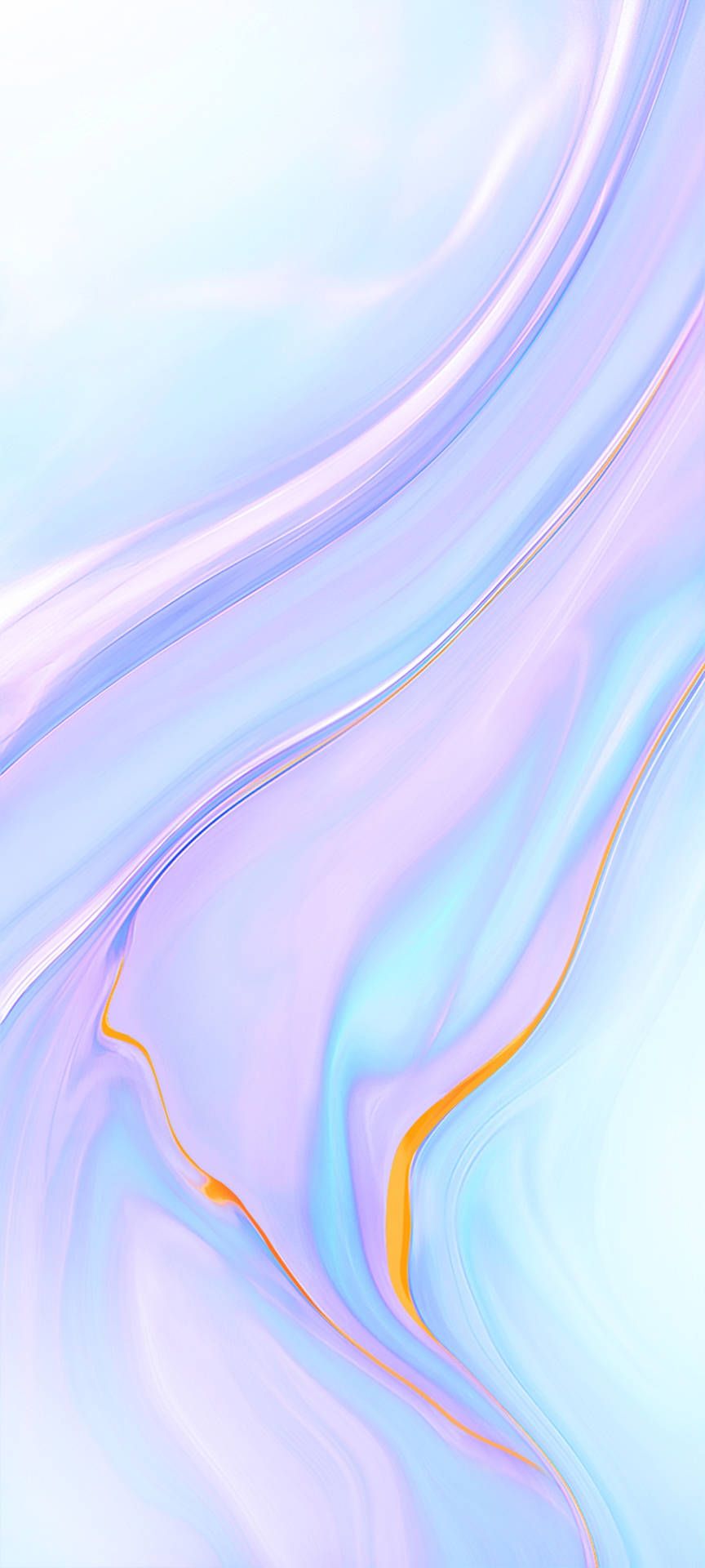 Marmor, Pastell, Wellenlinien, Lila-Blau, Sperrbildschirm fürs Galaxy A51