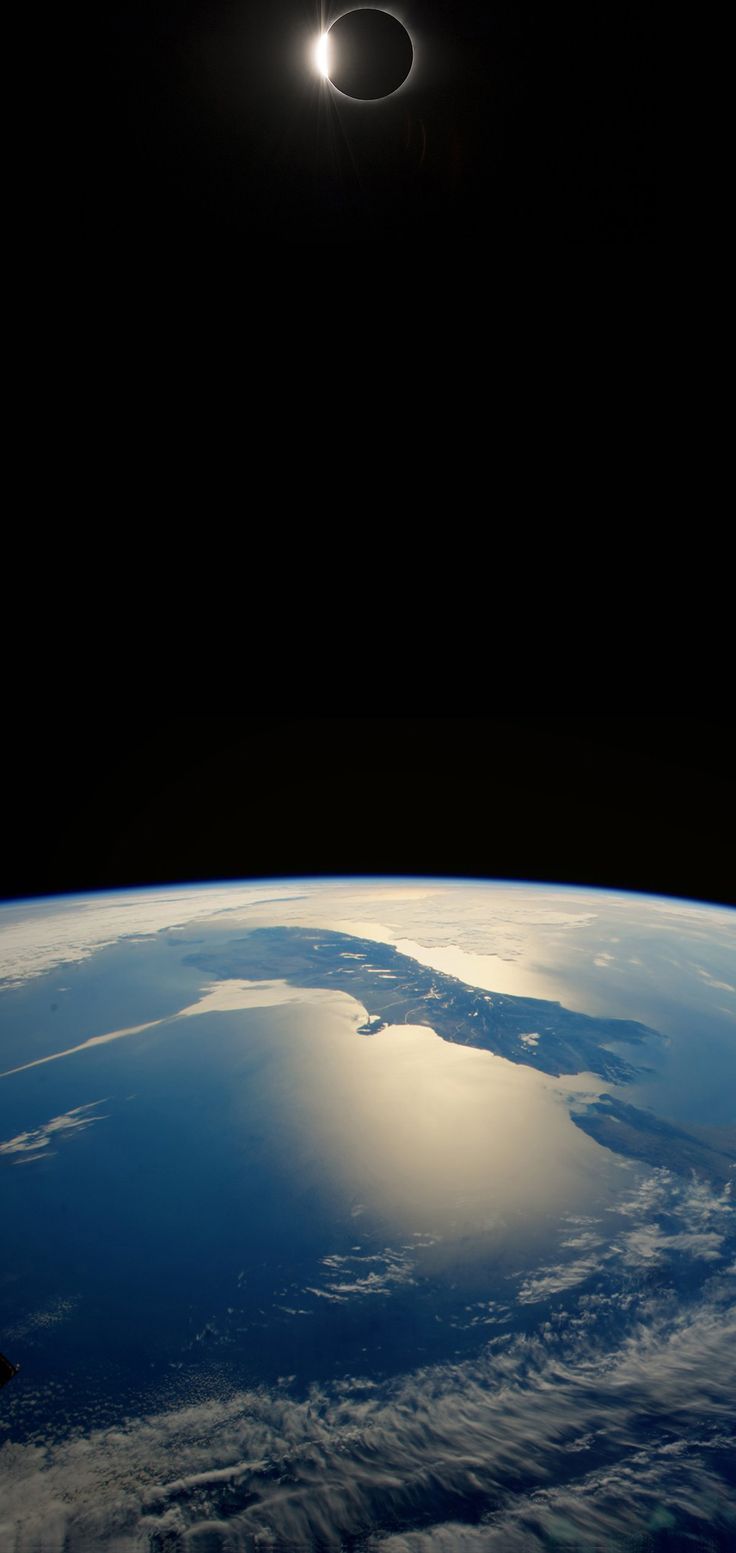 Erde, Weltall, Planet, Orbit, Sonnenaufgang, Galaxy A51, Wallpaper