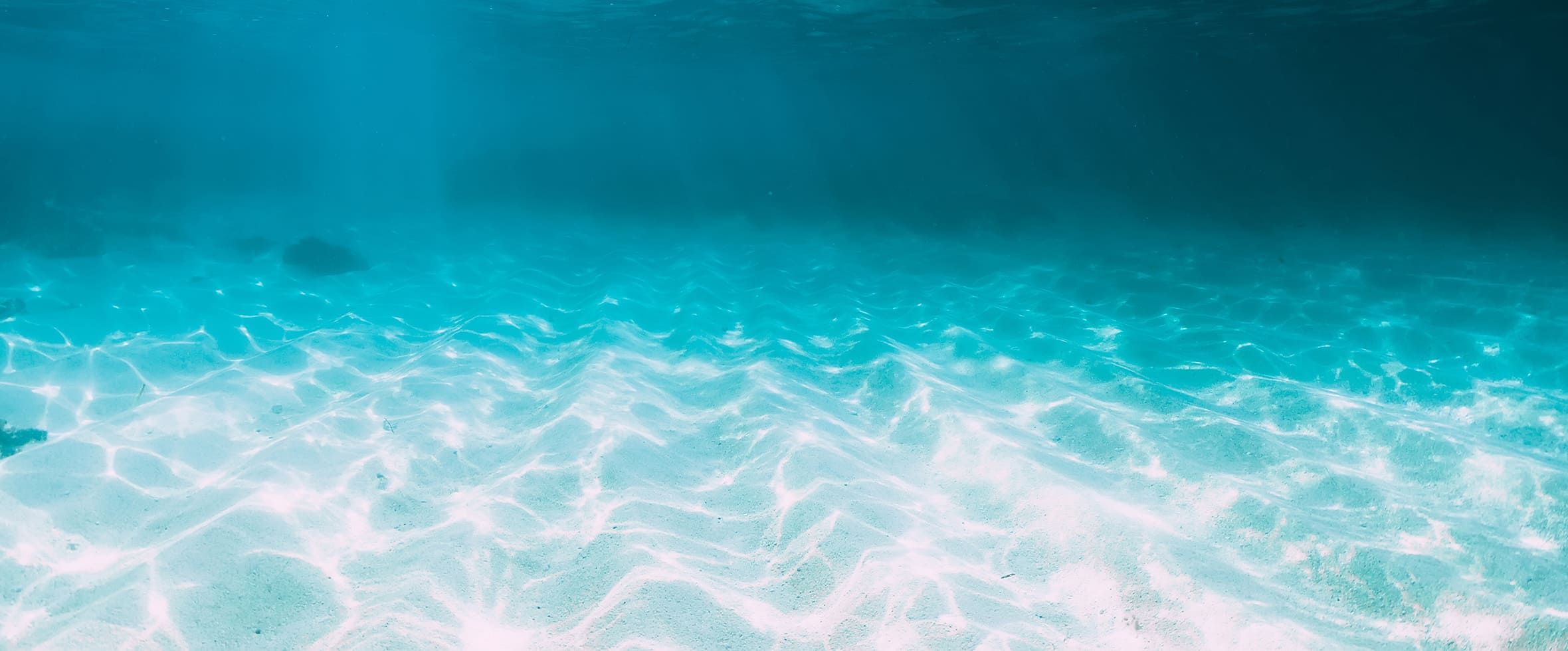 Sandboden, Türkis, Unterwasser, Lichtmuster, 21:9, Full-HD-Hintergrundbild für den Desktop