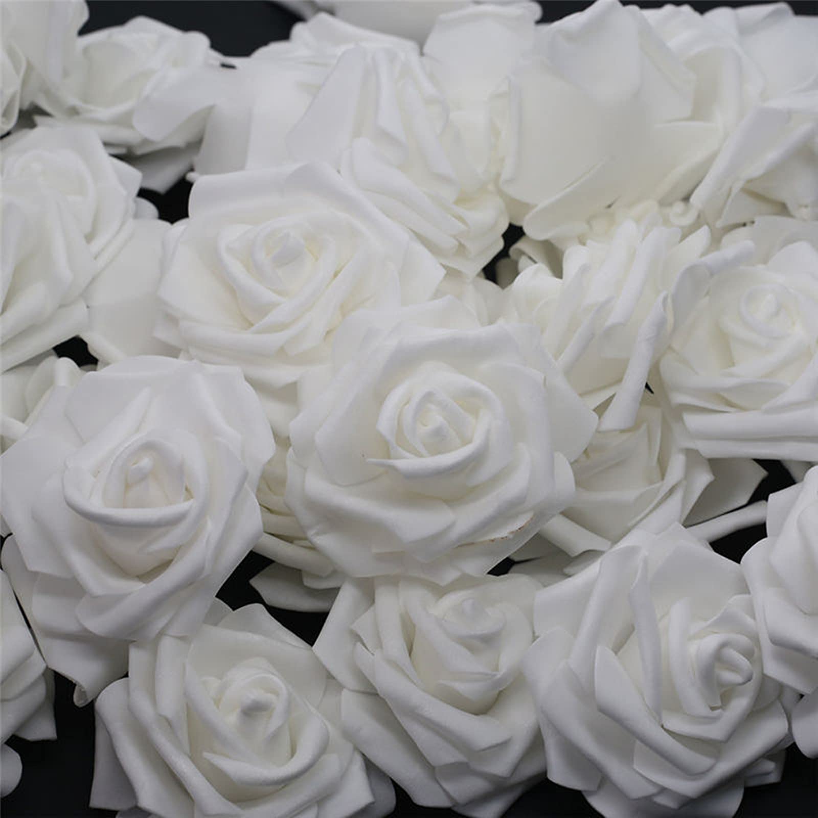 Weiße Rosen, Strauß, Leuchtend, Nahaufnahme, Blüten, HD, Hintergrundbild fürs Tablet