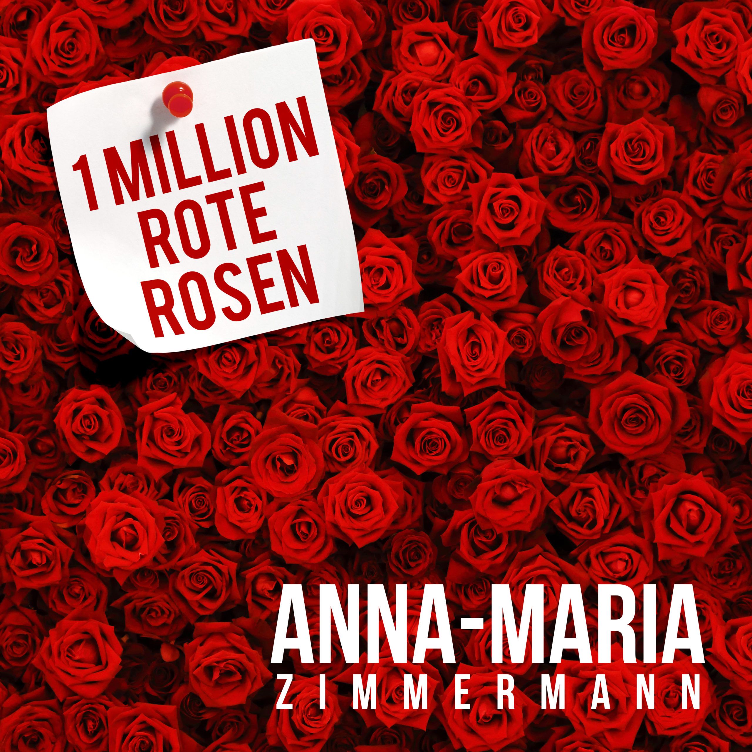 1 Million rote Rosen, Anna-Maria Zimmermann, Albumcover, Schlager, Rosenmeer, Tablet-Hintergrundbild