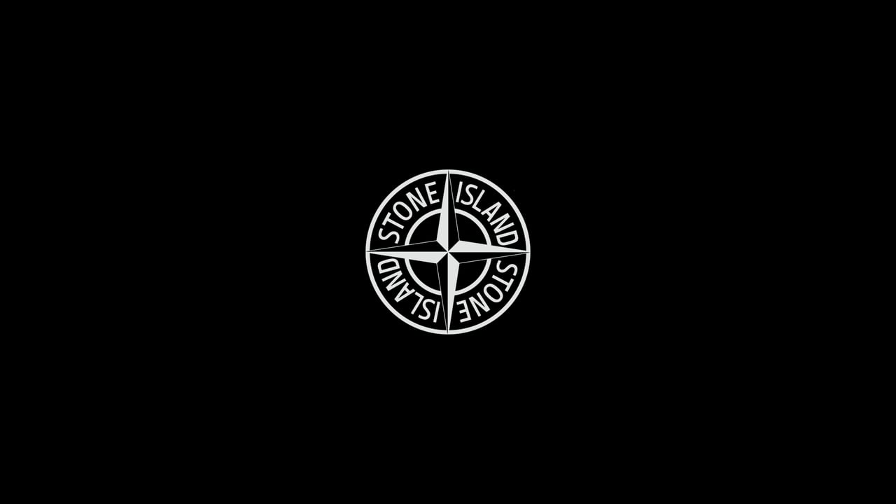 Stone Island, Kompassrose, Schwarzer Hintergrund, Minimalismus, HD Wallpaper