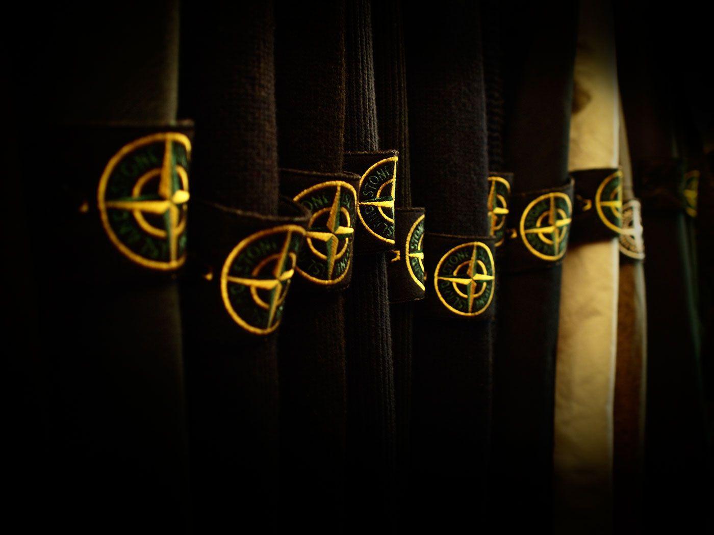 Stone Island, Aufnäher, Jacken, Reihe, Dunkel, HD, iPad-Hintergrundbild