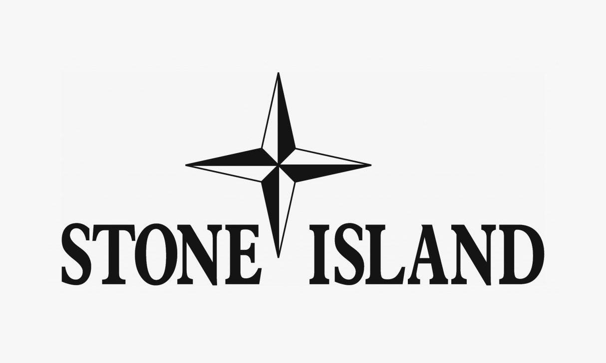 Stone Island, Logo, Kompassrose, Weißer Hintergrund, Typografie, Wallpaper