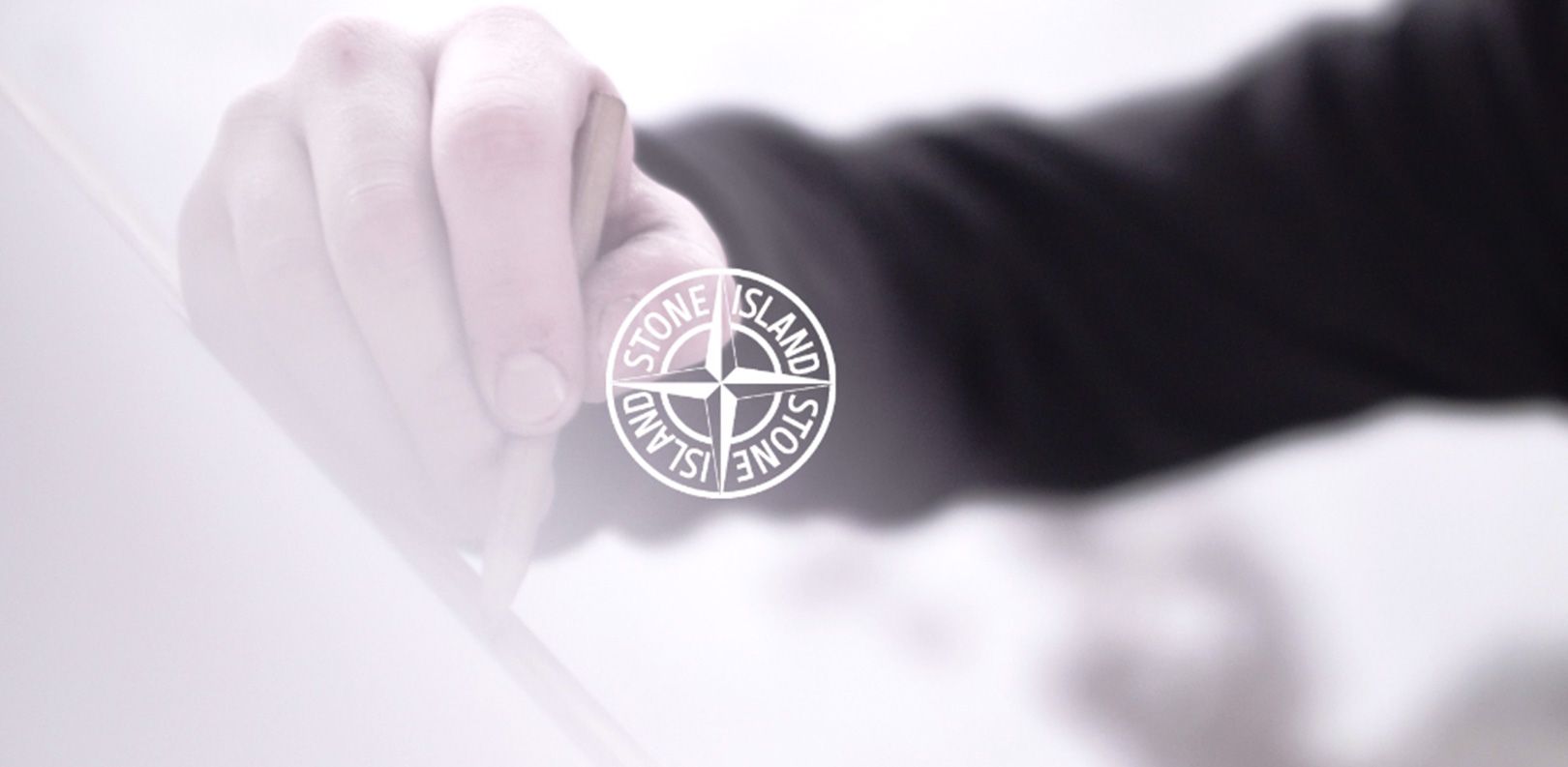 Stone Island, Hand, Aufnäher, Weiß, Pastell, HD, Hintergrund für den Desktop