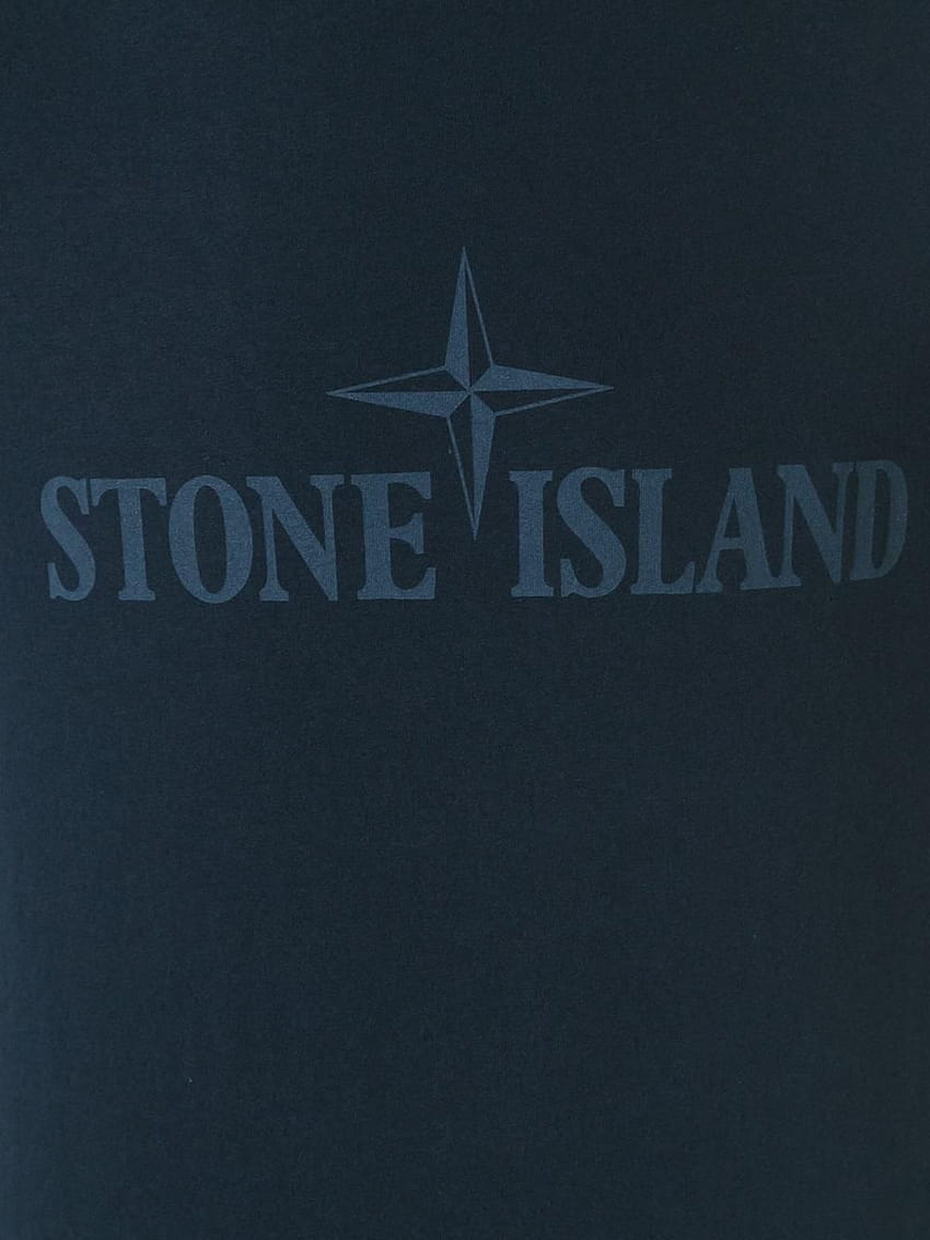 Stone Island, Logo, Dunkelblau, Stoff, Minimalismus, HD, iPad-Hintergrundbild