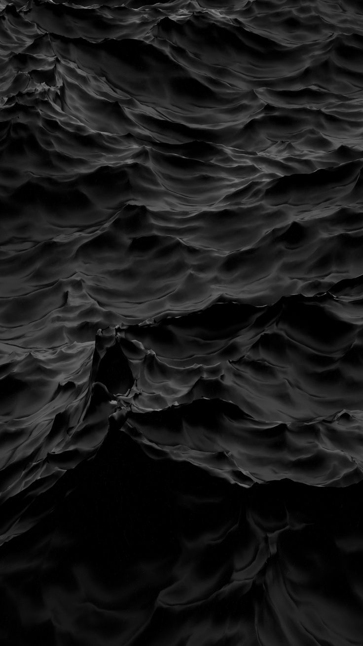 Dunkle Wellen, Textur, Abstrakt, Relief, Hintergrundbild für iPhone und Android