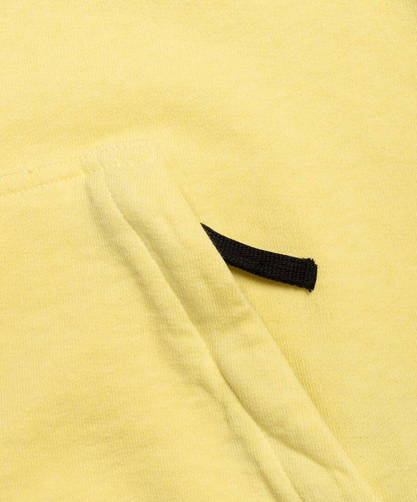 Gelber Hoodie, Tasche, Stoff, Nahaufnahme, Pastellgelb, HD, Hintergrundbild fürs Tablet