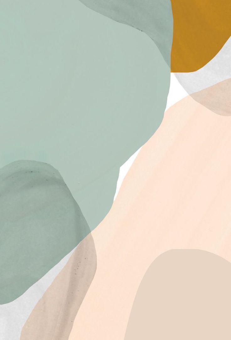 Abstrakte Formen, Pastellfarben, Salbeigrün, Boho, Minimalistisch, Hintergrundbild fürs Tablet