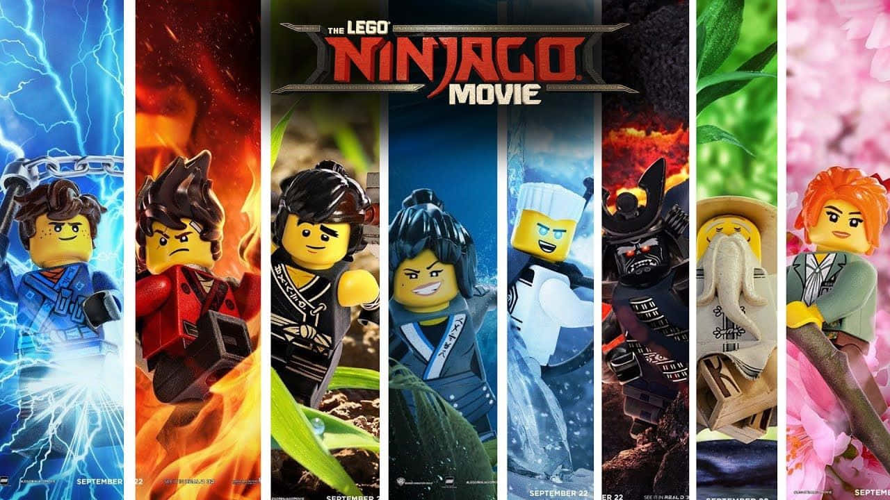 The Lego Ninjago Movie, Kai, Jay, Cole, Lloyd, Zane, Nya, HD, Breitbild-Hintergrundbild