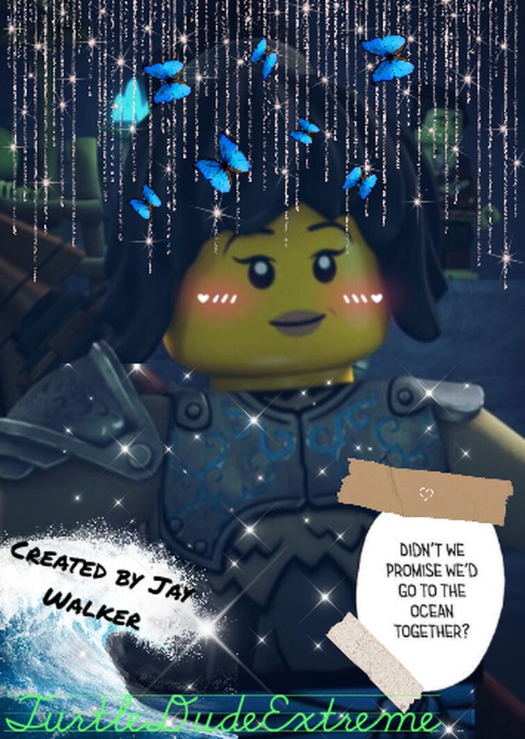 Nya, Lego Ninjago, Sprechblase, Dunkelblau, HD, Hintergrundbild fürs Tablet