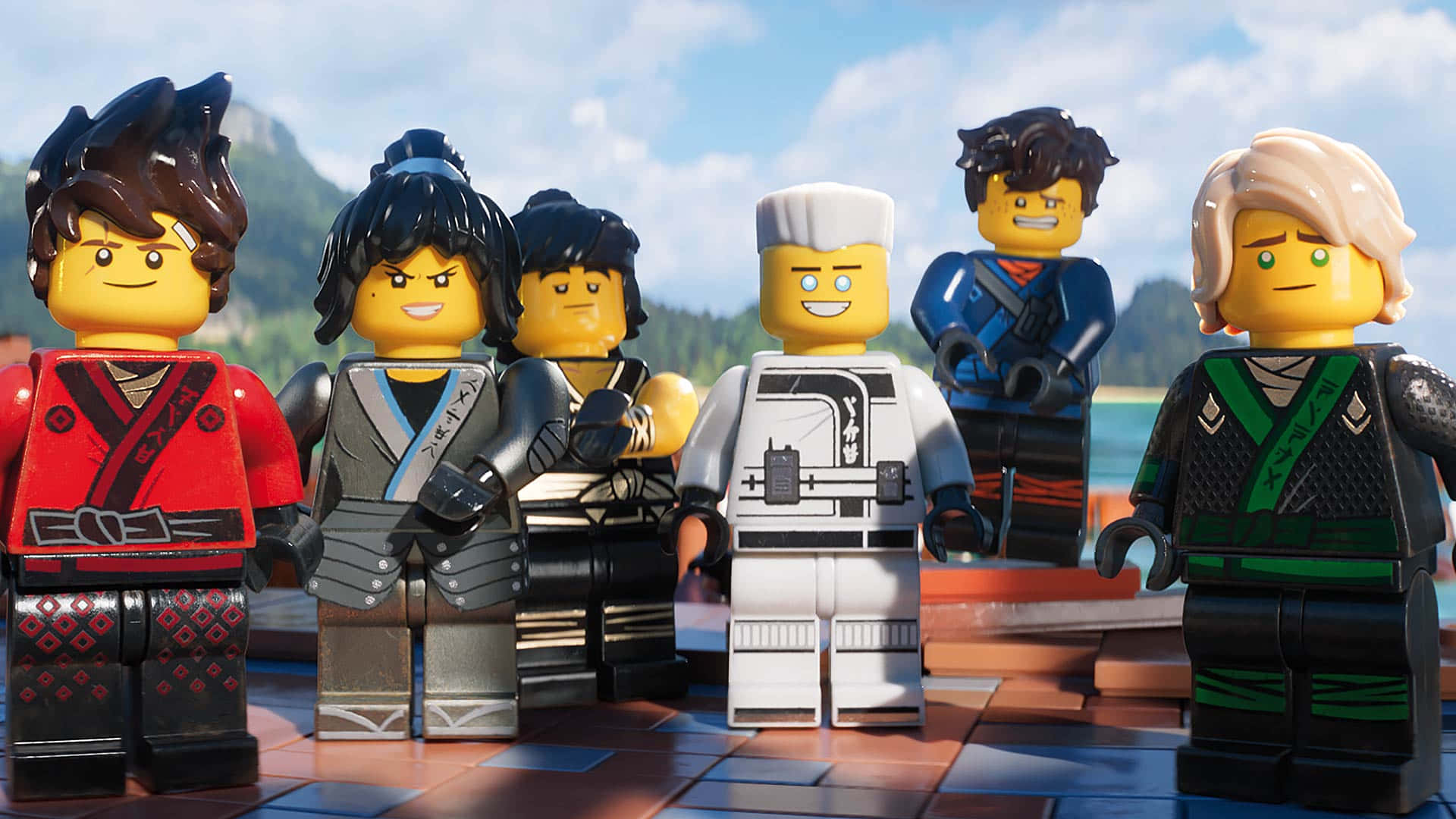 The Lego Ninjago Movie, Kai, Nya, Cole, Zane, Jay, Lloyd, Full HD, Windows-Hintergrundbild