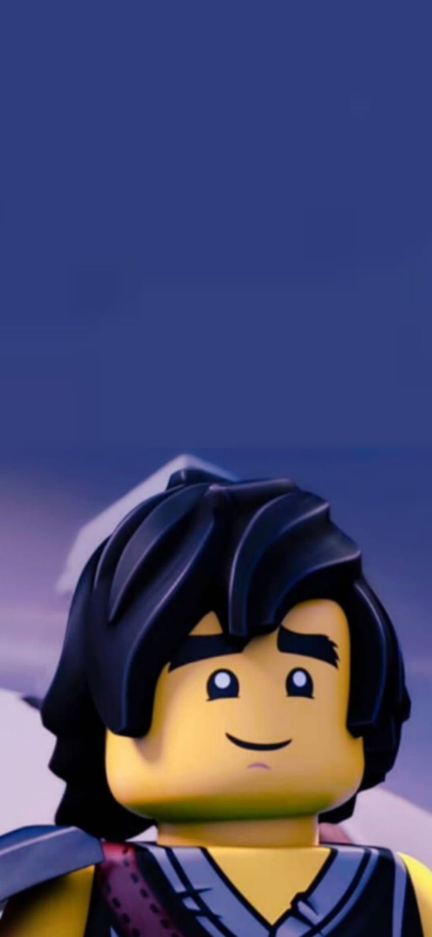 Cole, Lego Ninjago, Dunkelblau, Minimalistisch, HD, Hintergrundbild fürs Handy