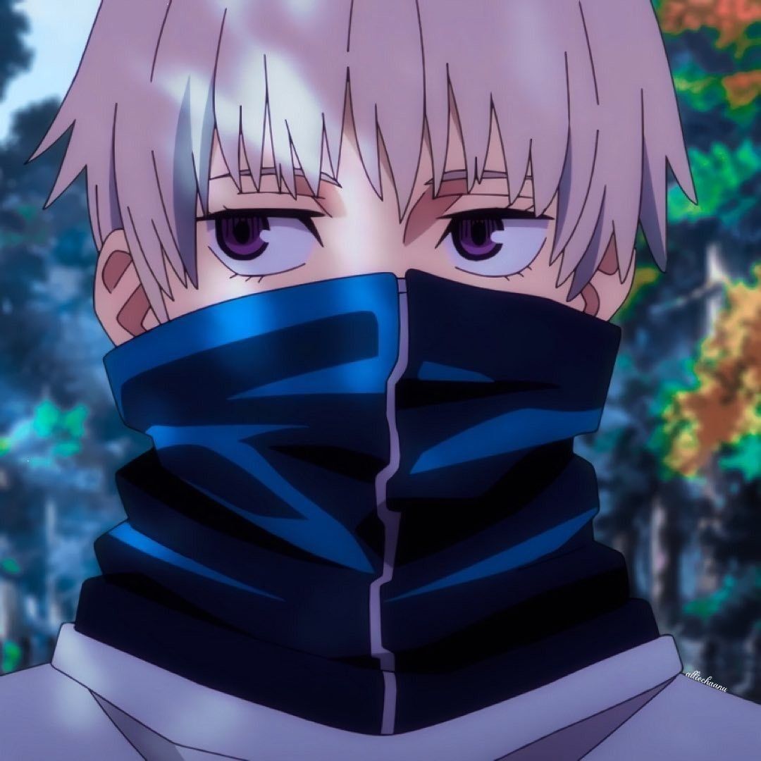 Toge Inumaki, Jujutsu Kaisen, Nahaufnahme, Herbstlaub, Anime, Hintergrundbild fürs iPad