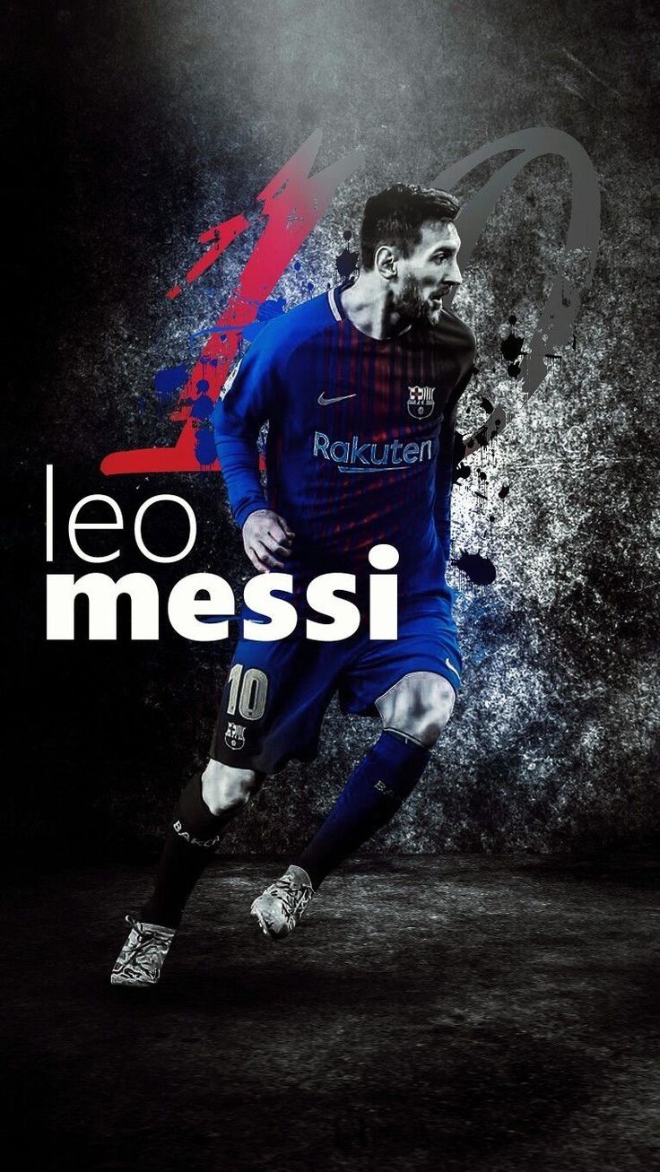 Lionel Messi, Leo Messi, FC Barcelona, Schriftzug, Dunkel, HD, iPhone-Hintergrundbild