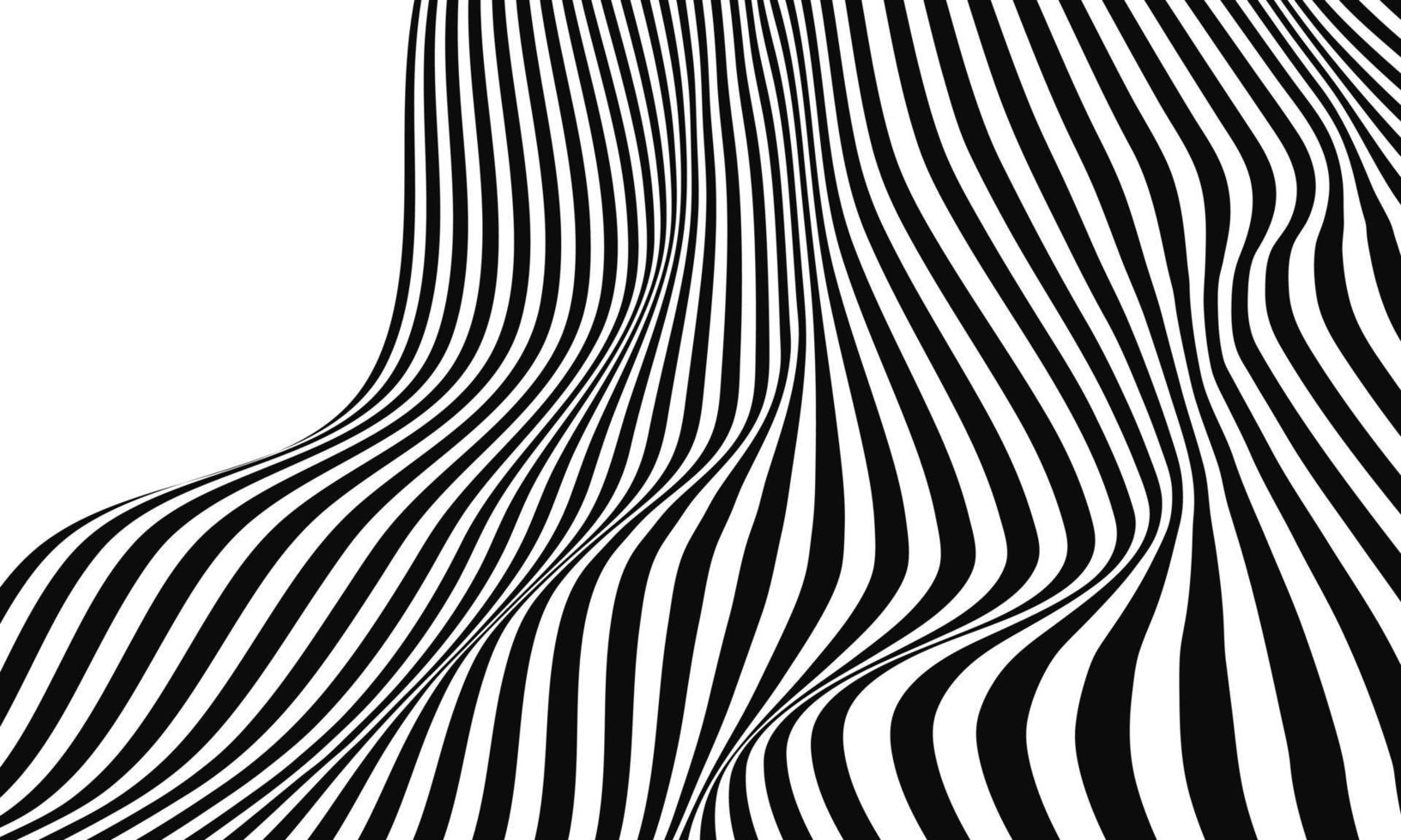 Op-Art, Wellenlinien, Streifen, Kontrast, Optische Täuschung, HD, Desktop-Hintergrund