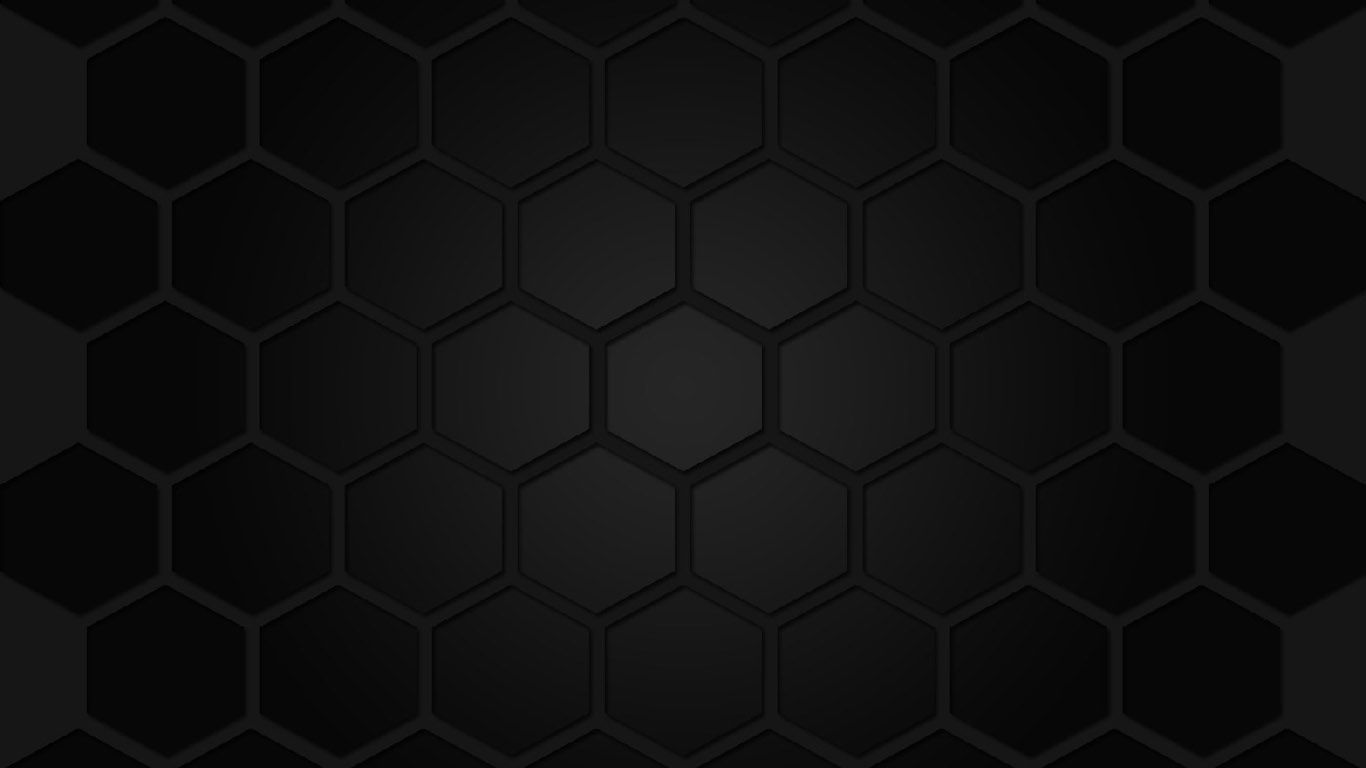 Wabenmuster, Sechsecke, Geometrisch, Dunkelgrau, 16:9, HD-Hintergrundbild für den Desktop