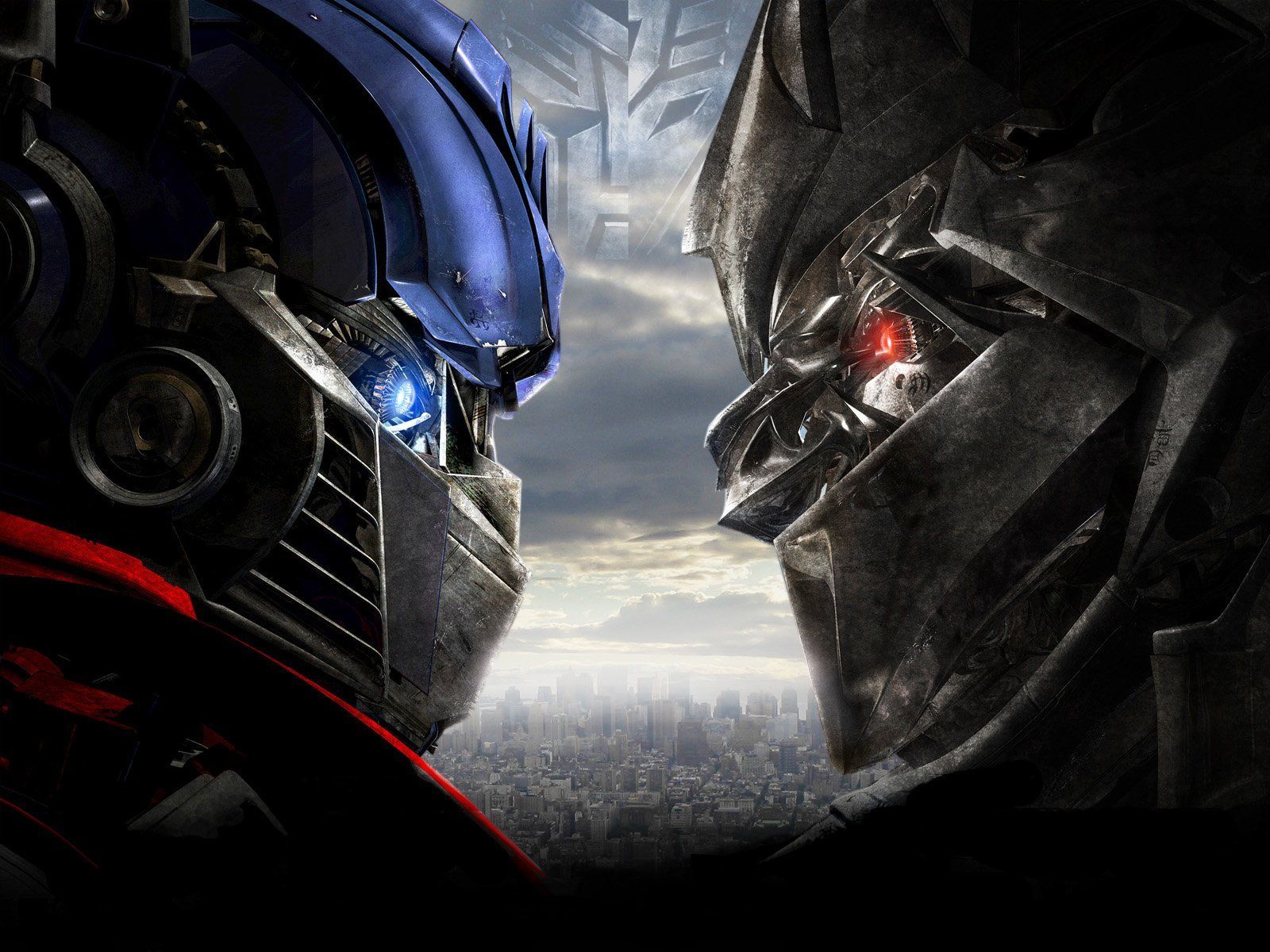 Optimus Prime, Megatron, Transformers – Die Rache, Gesichter, Duell, Hintergrundbild fürs iPad