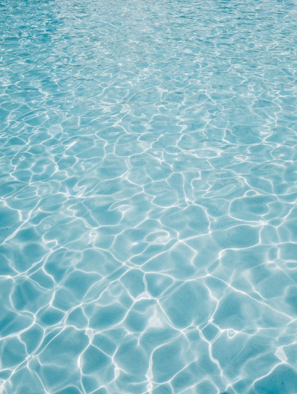 Pool, Lichtmuster, Türkis, Wasseroberfläche, Sommer, HD, Hintergrundbild fürs Tablet