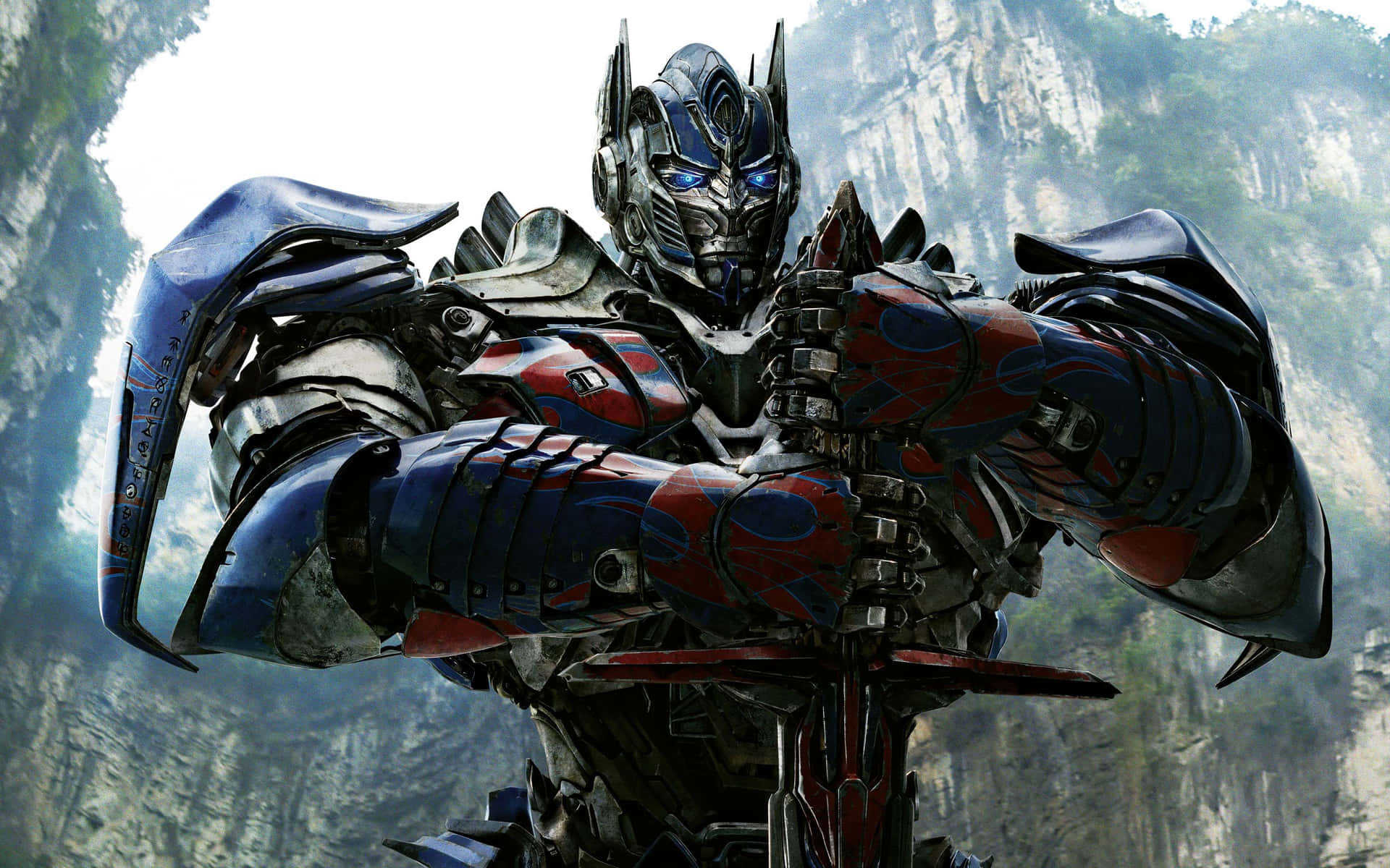 Optimus Prime, Transformers: The Last Knight, Roboter, Nahaufnahme, Himmel, Full HD, MacBook-Hintergrundbild