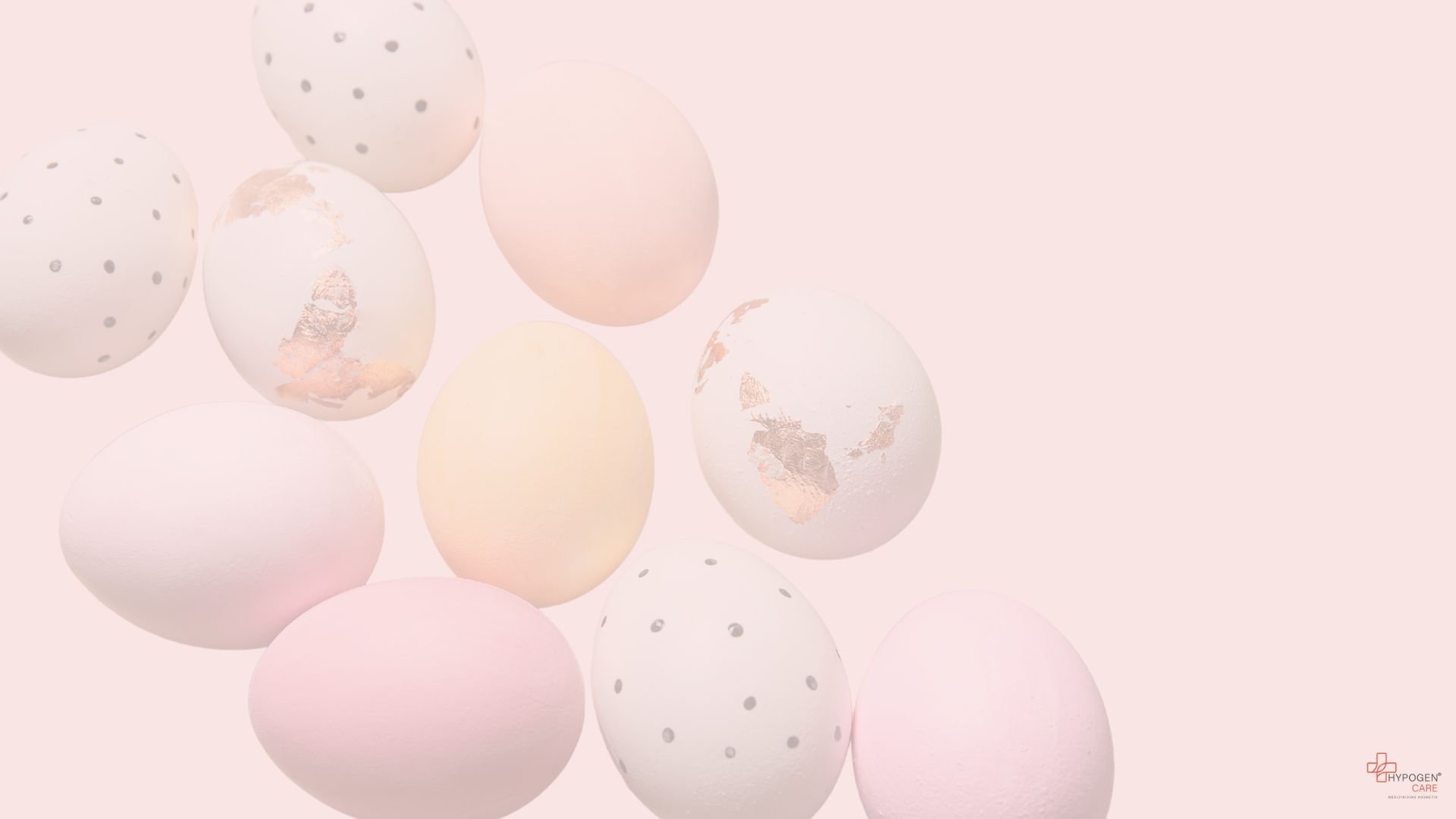 Ostereier, Rosa, Goldfolie, Punkte, Pastell, Full HD 1080p, Desktop-Hintergrundbild