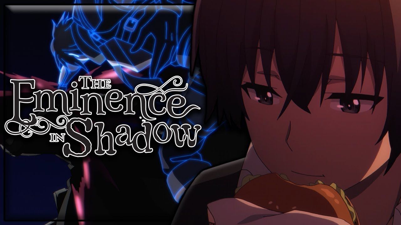 The Eminence in Shadow, Cid Kagenou, Logo, Anime, Blau, HD, Desktop-Hintergrund für Windows