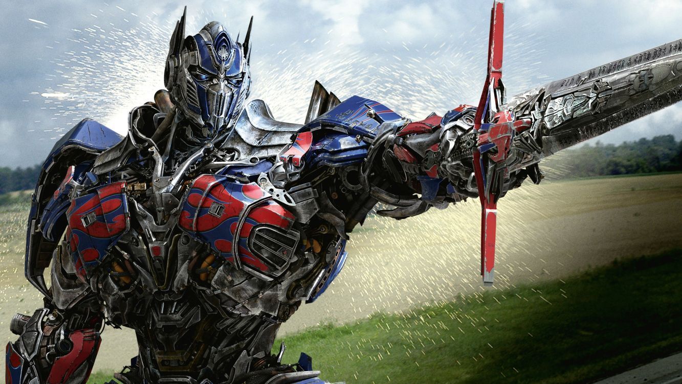 Optimus Prime, Transformers: Ära des Untergangs, Schwert, Roboter, Nahaufnahme, HD-Hintergrund