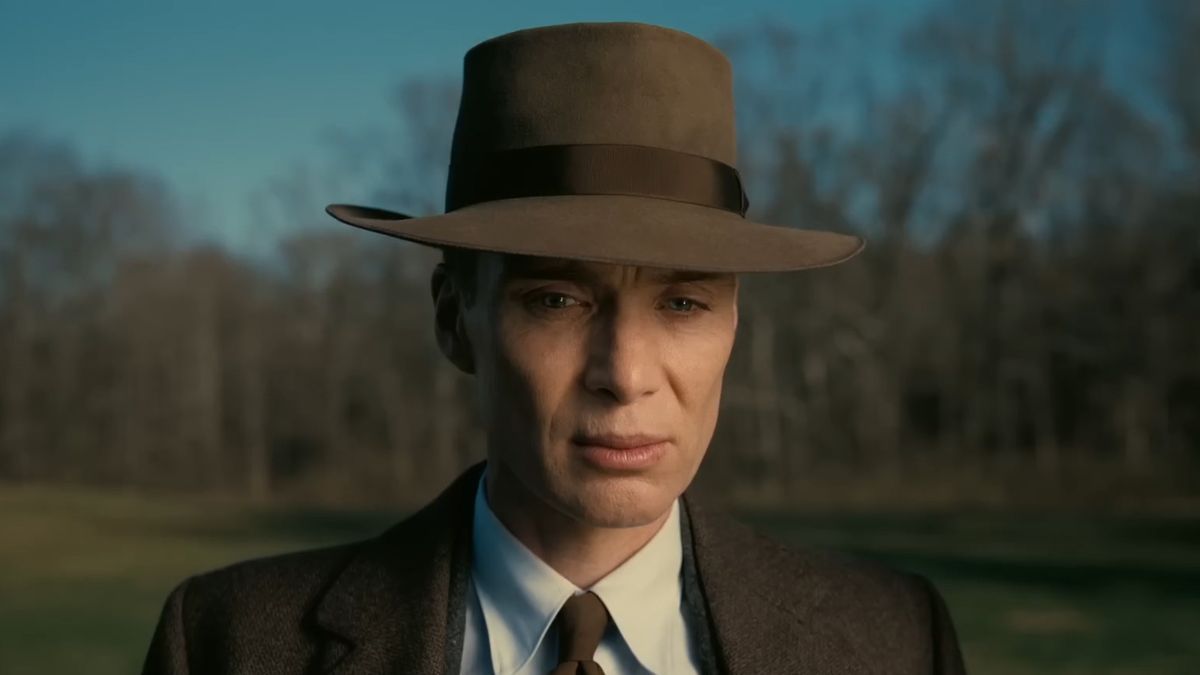 Oppenheimer, Cillian Murphy, Hut, Nahaufnahme, Wald, Hintergrund