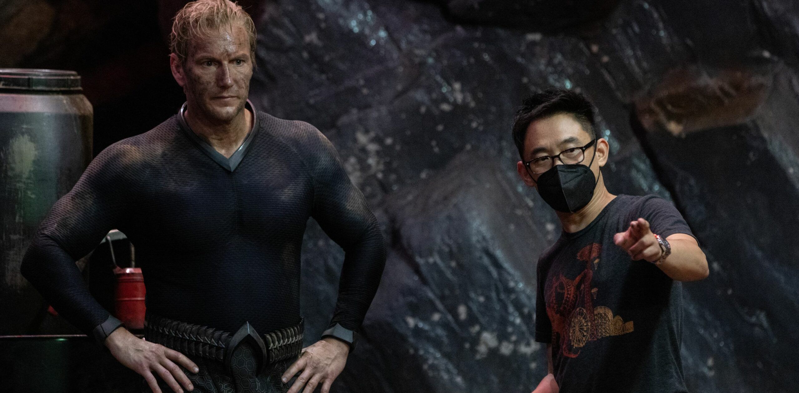 Patrick Wilson, James Wan, Aquaman: Lost Kingdom, Dreharbeiten, Hinter den Kulissen, 2K-Hintergrundbild
