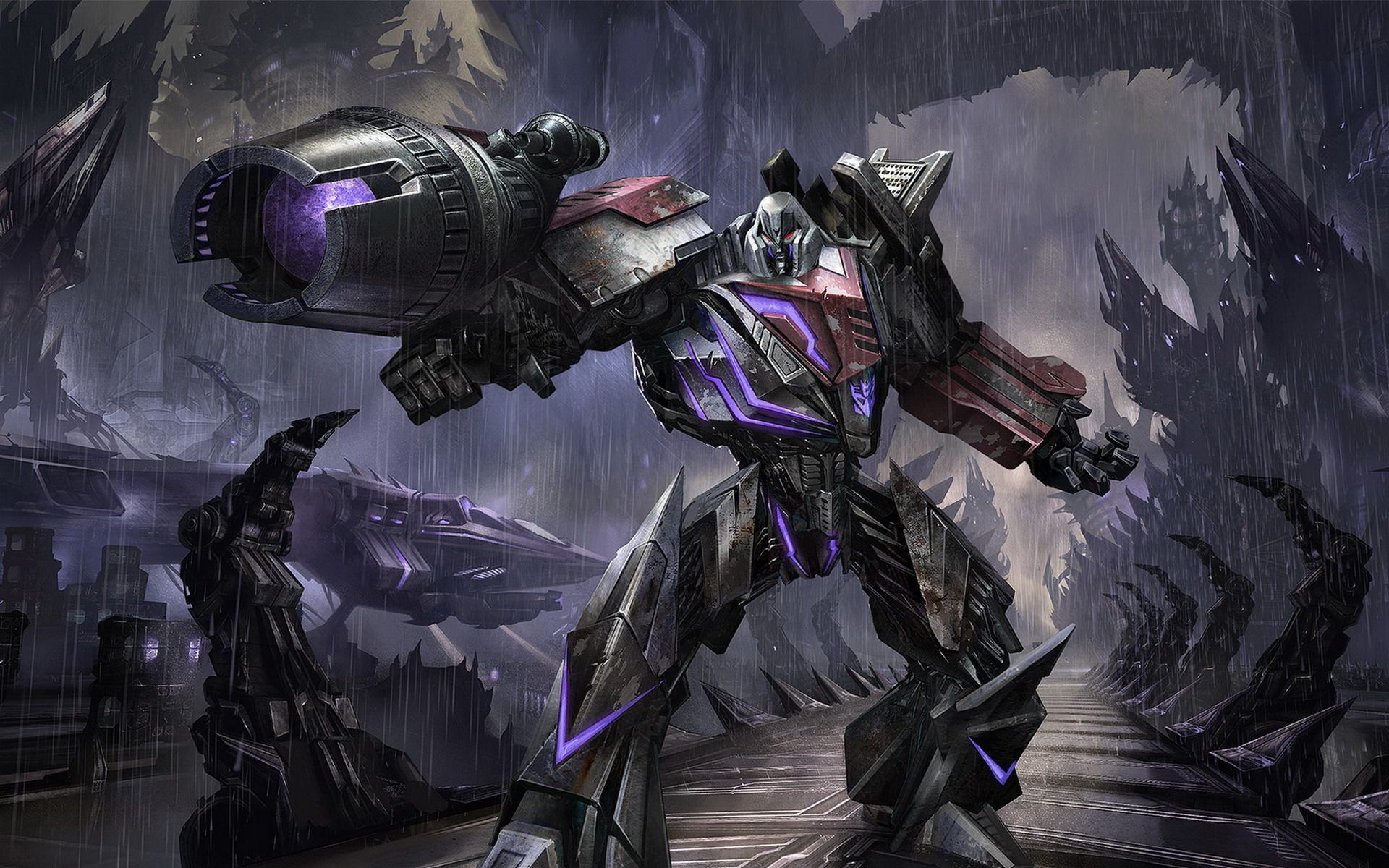 Shockwave, Transformers, Roboter, Lila, Dunkel, 16:10, Full-HD-Hintergrundbild für den Desktop