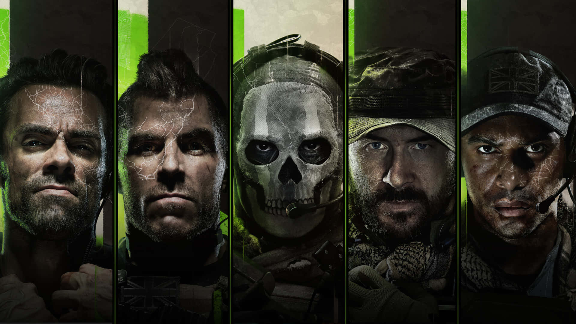Call of Duty: Modern Warfare II, Ghost (Call of Duty), Captain Price, Soap MacTavish, Gaz, Charaktere, Porträts, 1080p-Hintergrundbild