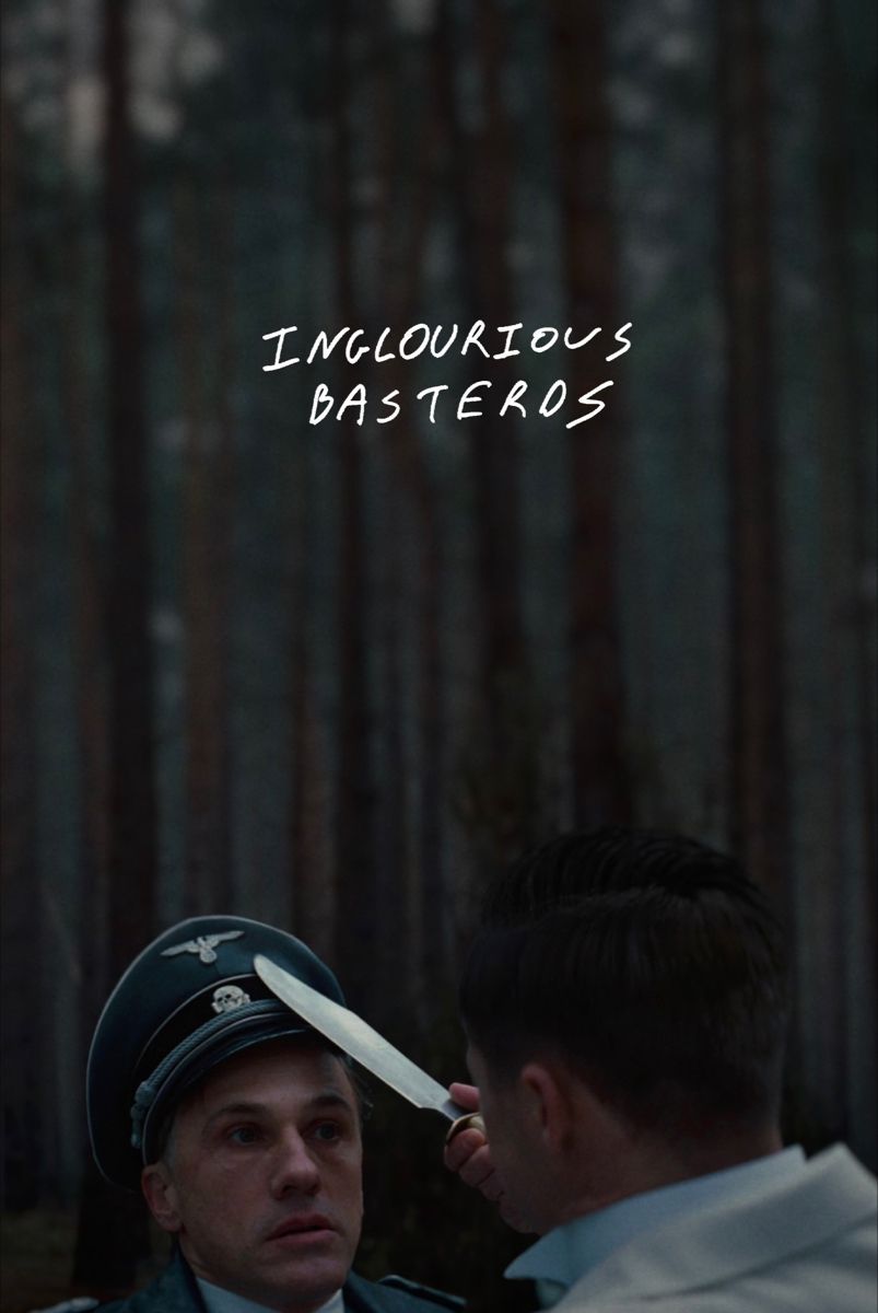 Inglourious Basterds, Hans Landa, Filmplakat, Wald, Uniform, HD, Tablet-Hintergrund
