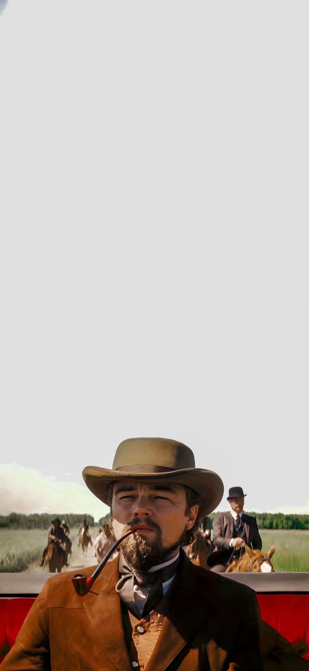 Django Unchained, Christoph Waltz, Dr. King Schultz, Hut, Hochformat, Full HD, iPhone-Hintergrundbild