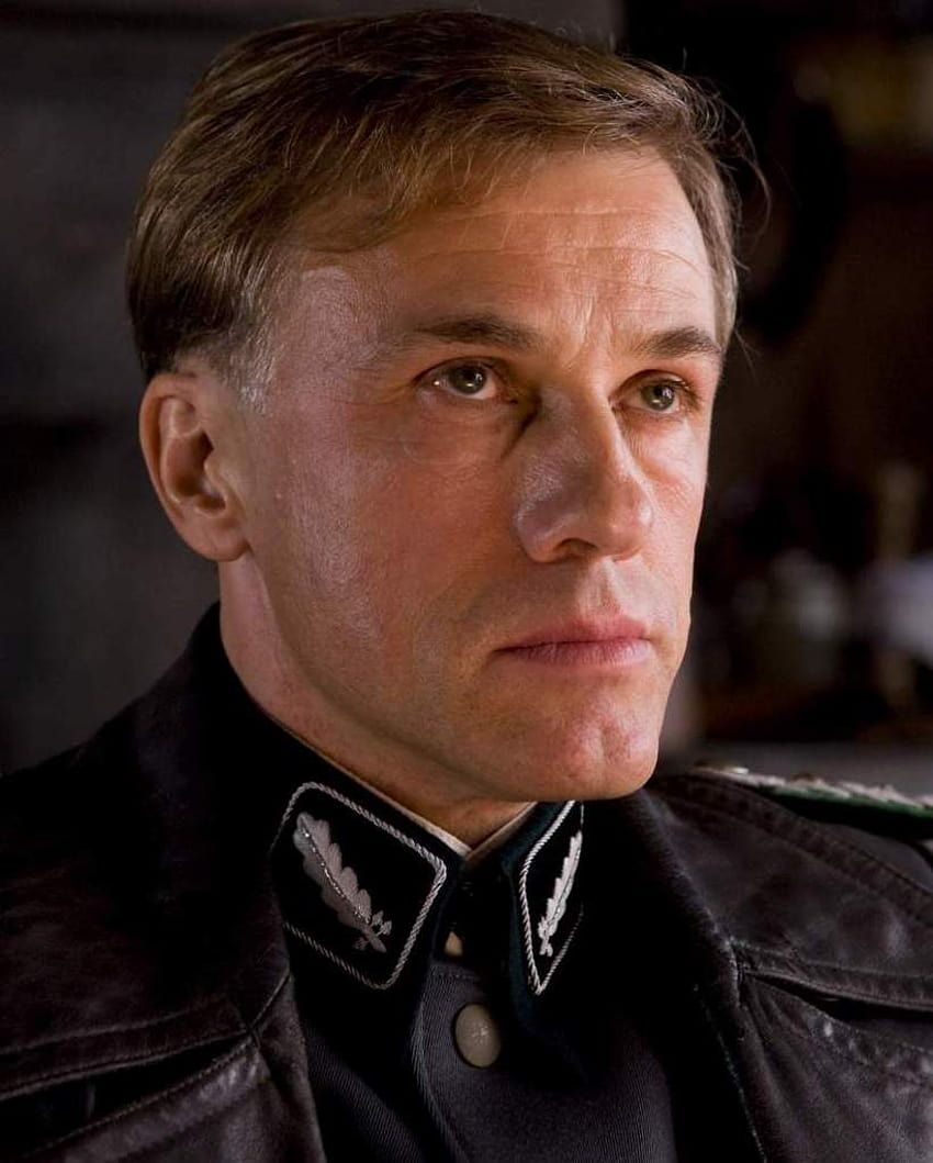 Hans Landa, Christoph Waltz, Inglourious Basterds, Uniform, Porträt, Hintergrundbild fürs iPad