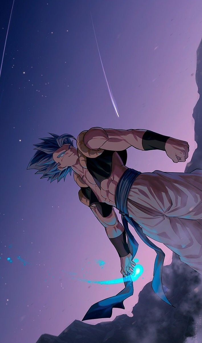 Vegeta, Super-Saiyajin Blue, Final Flash, Energiestrahl, Lila Himmel, Sperrbildschirm fürs iPhone