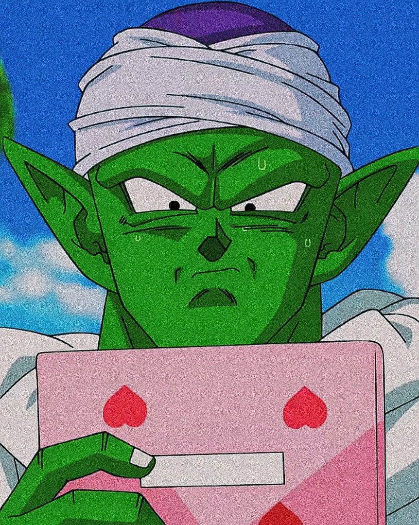 Piccolo, Dragon Ball Z, Liebesbrief, Herzen, Turban, Anime, Hintergrundbild fürs iPad