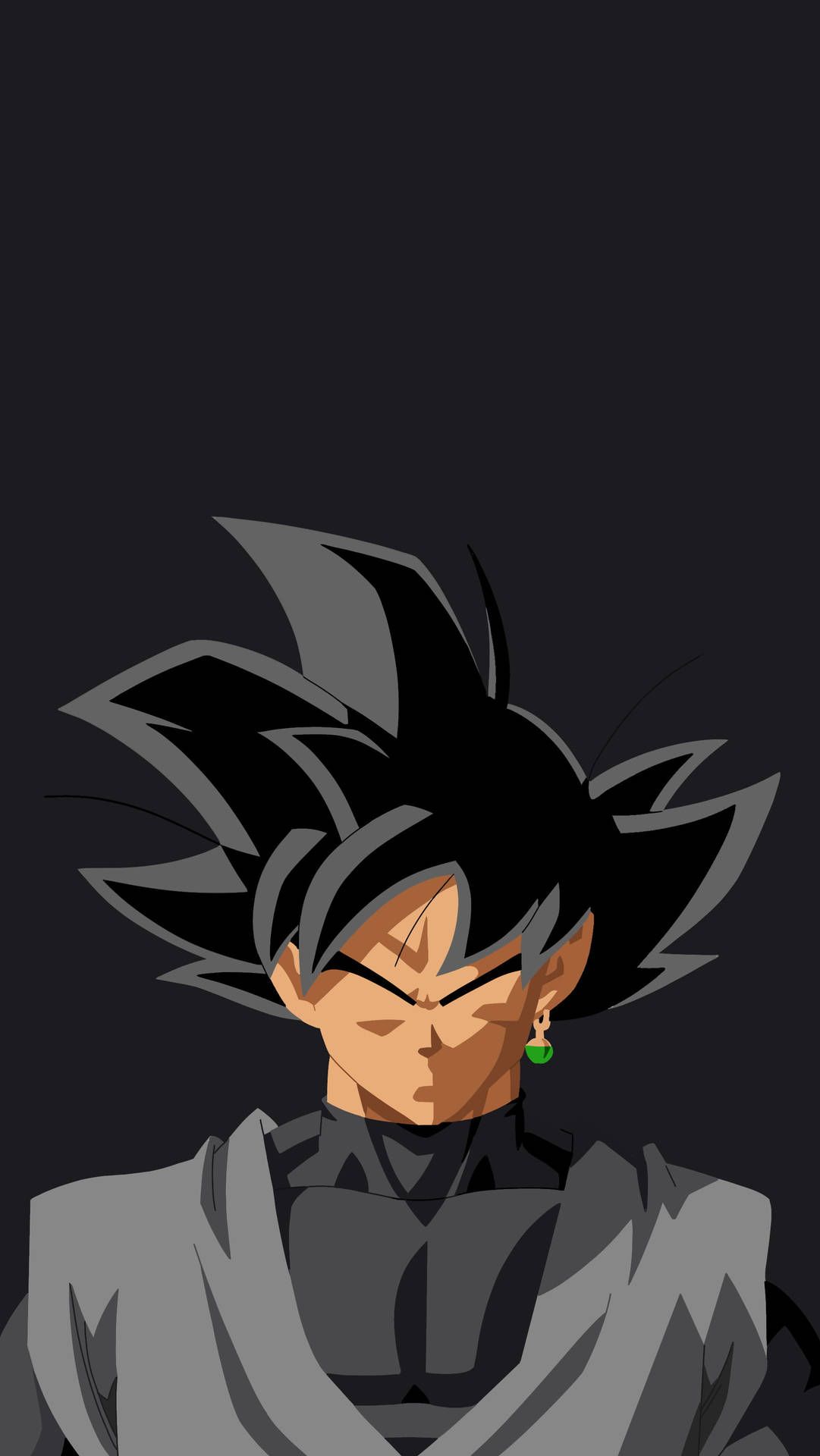Goku Black, Dragon Ball Super, Minimalistisch, Dunkel, Full HD, Sperrbildschirm fürs iPhone