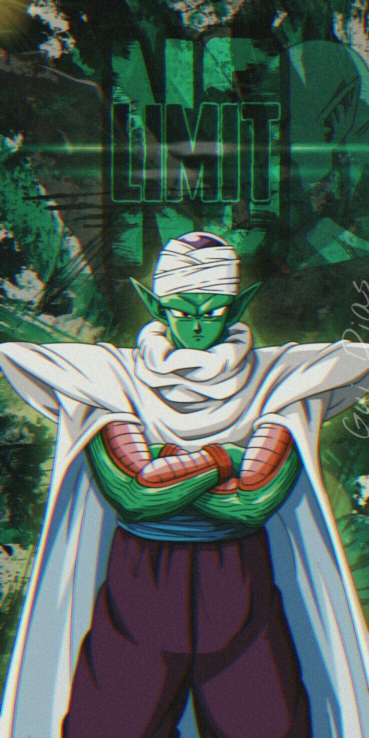 Piccolo, Dragon Ball Z, Verschränkte Arme, Umhang, Grün, HD, iPhone-Hintergrundbild