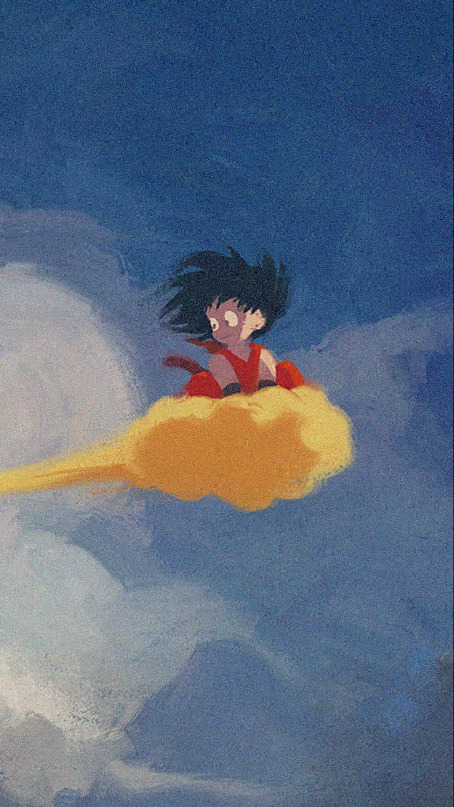 Kid Goku, Son Goku, Jindujun, Himmel, Dragon Ball, HD, Handy-Hintergrund im Hochformat