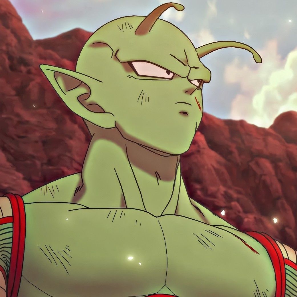 Nail, Namekianer, Dragon Ball Z, Rote Felsen, Anime, Hintergrundbild für iPad und Tablet