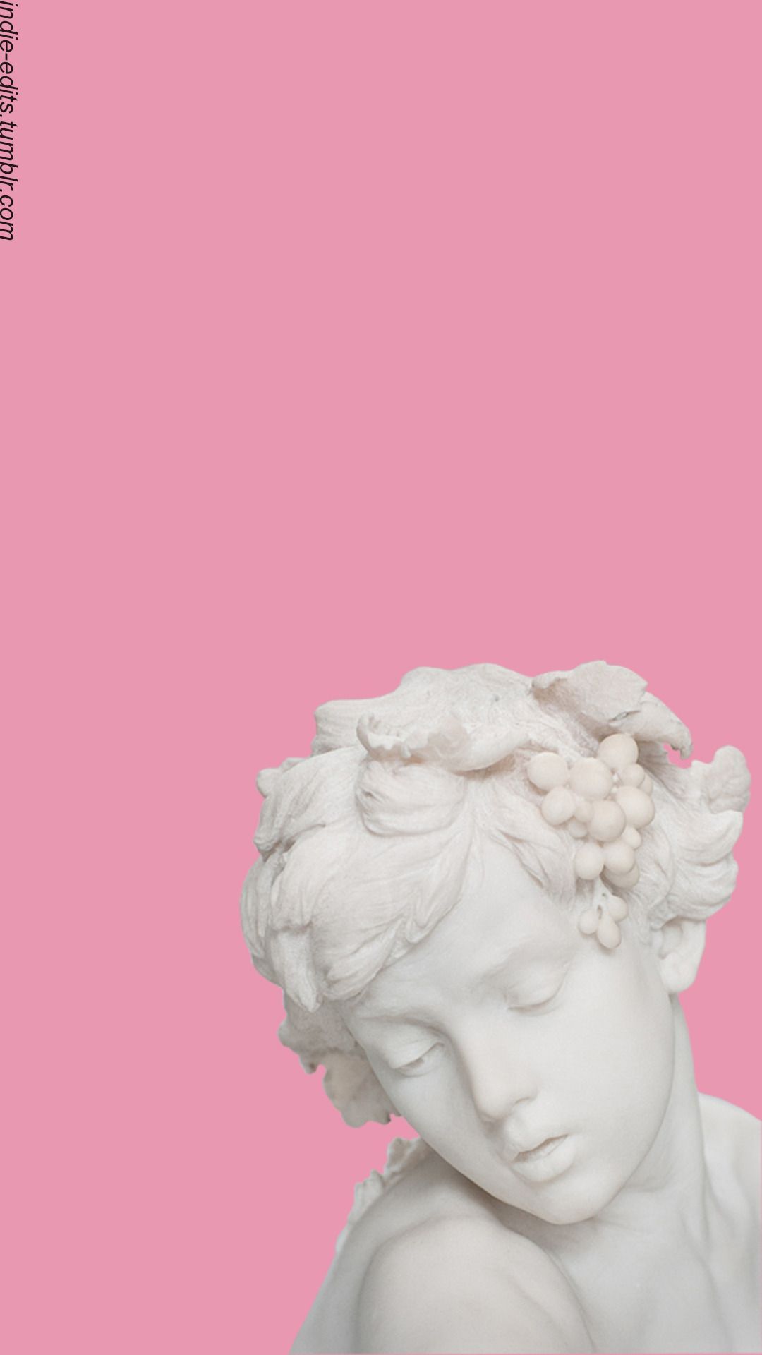 Büste, Rosa Hintergrund, Marmor, Locken, Full HD, Sperrbildschirm fürs iPhone